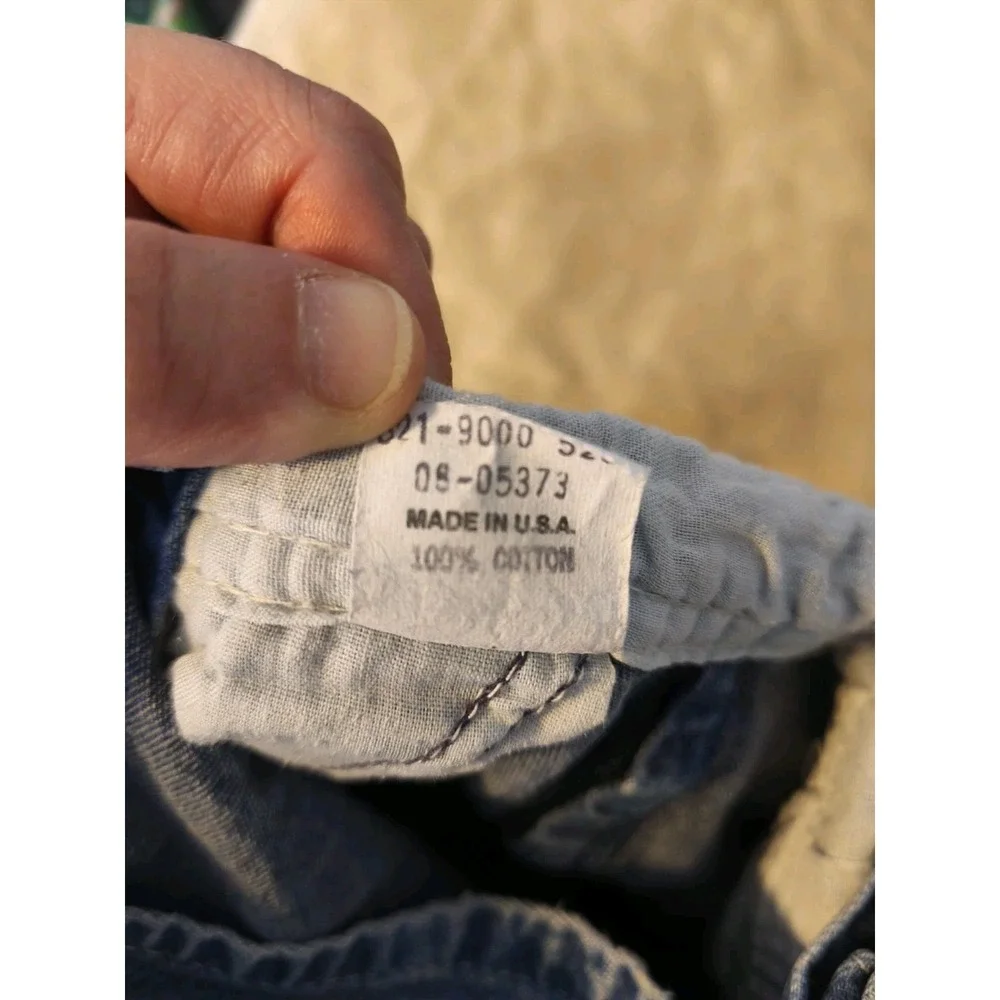 Vintage‎ OshKosh Bgosh Denim Overalls Made in USA Vestbak Blue Cotton Size 4T